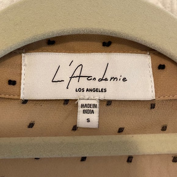 L'Academie Sheer Button Up Shirt - Picture 5 of 5